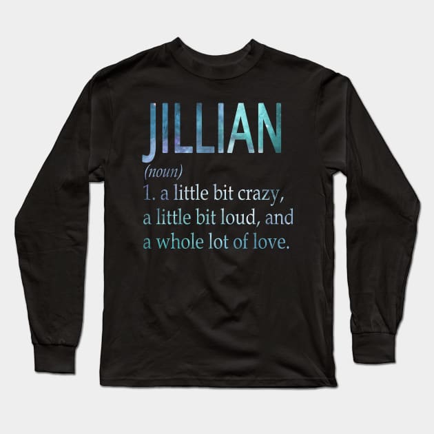 Jillian Long Sleeve T-Shirt by Ban Guns Not Books- Typography fullcolor